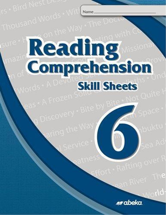 reading comprehension skill sheets