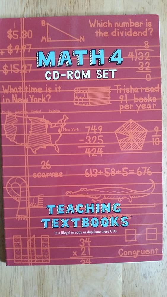 Teaching Textbooks Math 4 CD-Rom Set