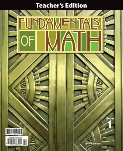 BJU Fundamentals of Math Teacher's Edition