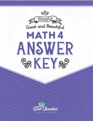 Math 4 Answer Key