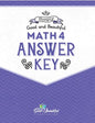 Math 4 Answer Key