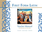 First Form Latin Teacher Manual Workbook and Test Key