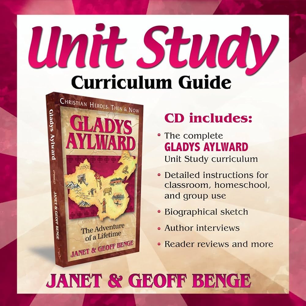 Gladys Aylward Unit Study Curriculum Guide CD
