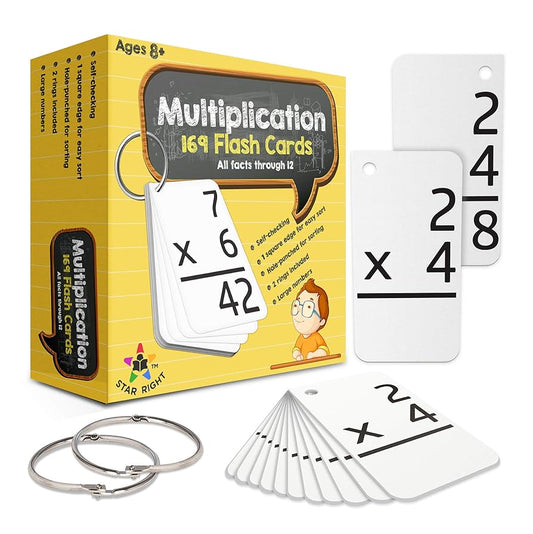 Multiplication 169 Flash Cards