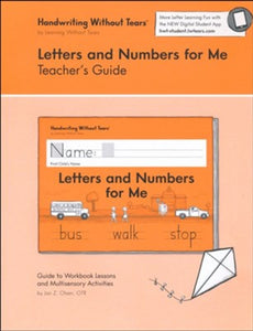 Handwriting Without Tears Letters and Numbers for Me Teacher's Guide