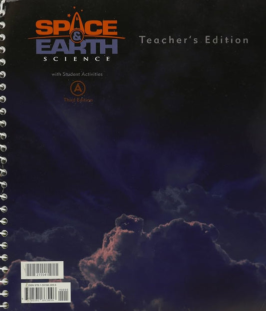 Space & Earth Science Teacher's Edition Books  A&B
