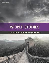 BJU World Studies Student Activities Answer Key