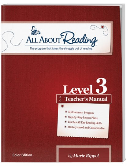 All About Reading Level 3 Teacher's Manual Color Edition