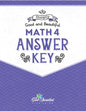 Simply Good and Beautiful Math 4 Answer Key