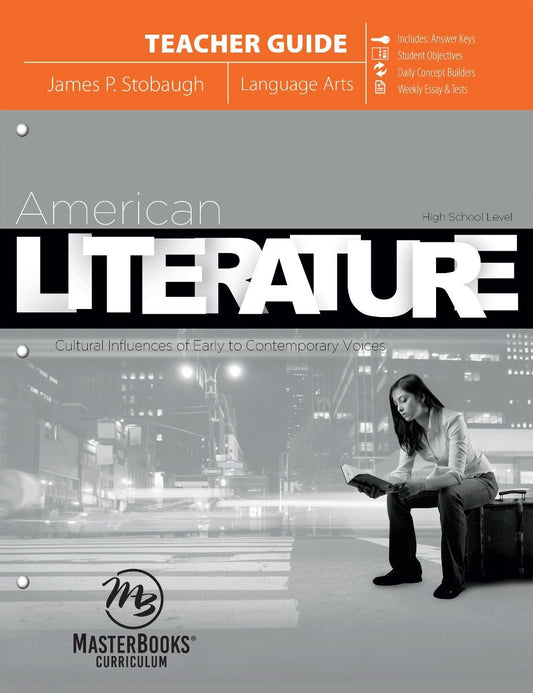 MasterBooks American Literature Teacher Guide