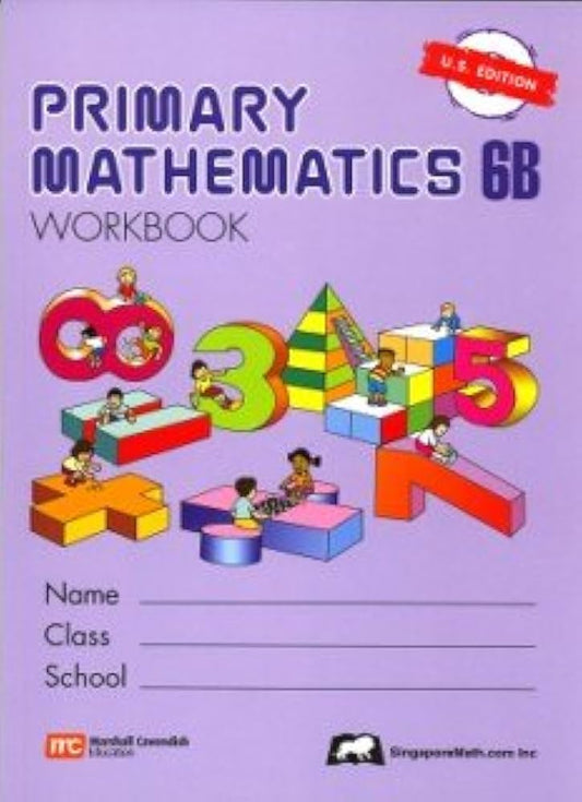 Primary Mathematics 6B Workbook