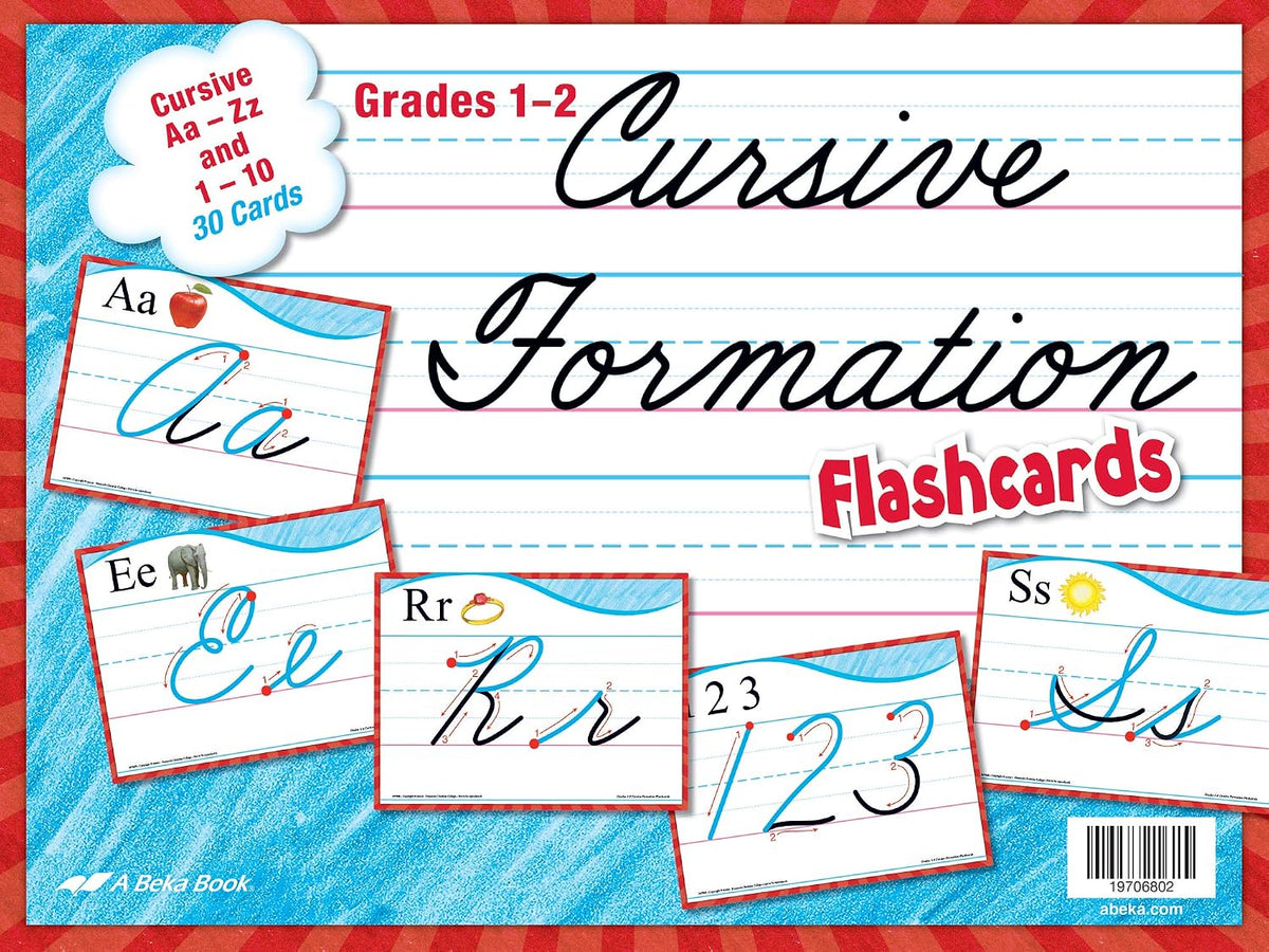 Abeka Cursive Formation Flashcards