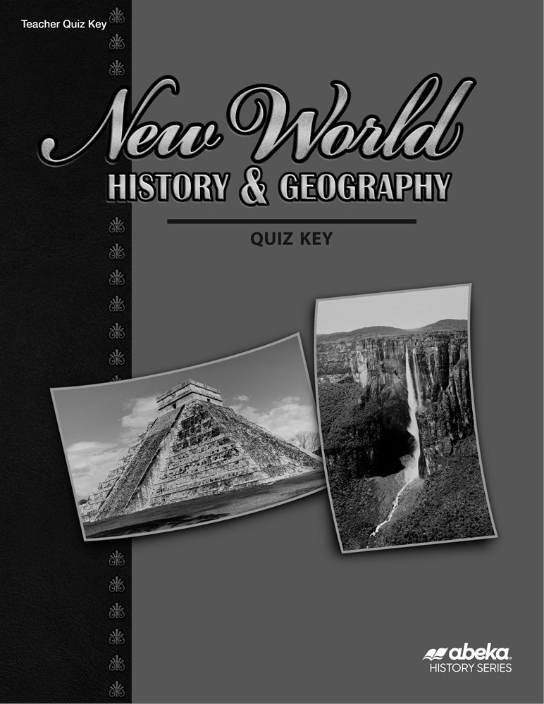 New World History & Geography Teacher Quiz Key