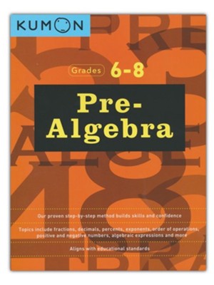 Kumon Grades 6-8 Pre-Algebra