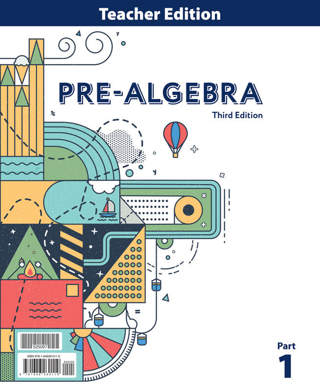 Pre-Algebra Teacher Edition, 3rd. Ed.