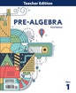 Pre-Algebra Teacher Edition, 3rd. Ed.