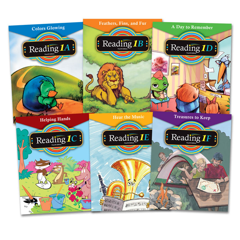 BJU Reading 1 Text Set (6 Books), 4th Ed.