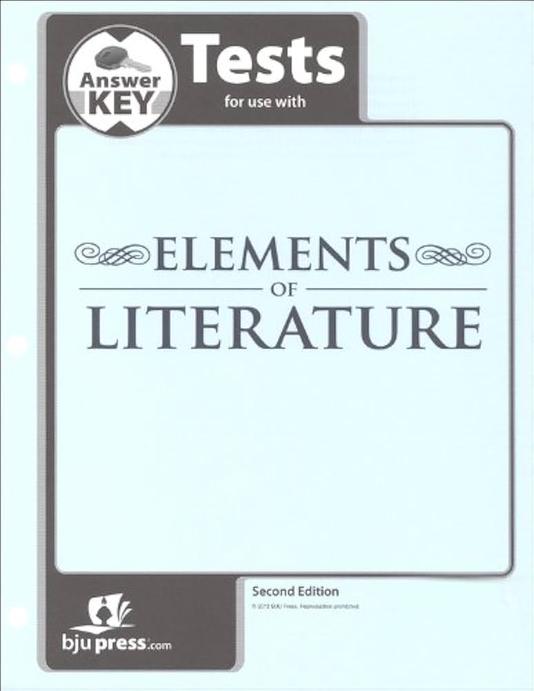 Elements of Literature Tests Answer Key, 2nd Ed.