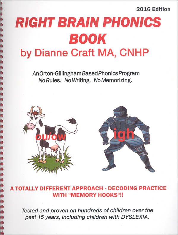 Right Brain Phonics Book 2016 Edition