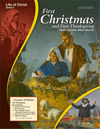 First Christmas and First Thanksgiving Flash-a-Card Bible Stories