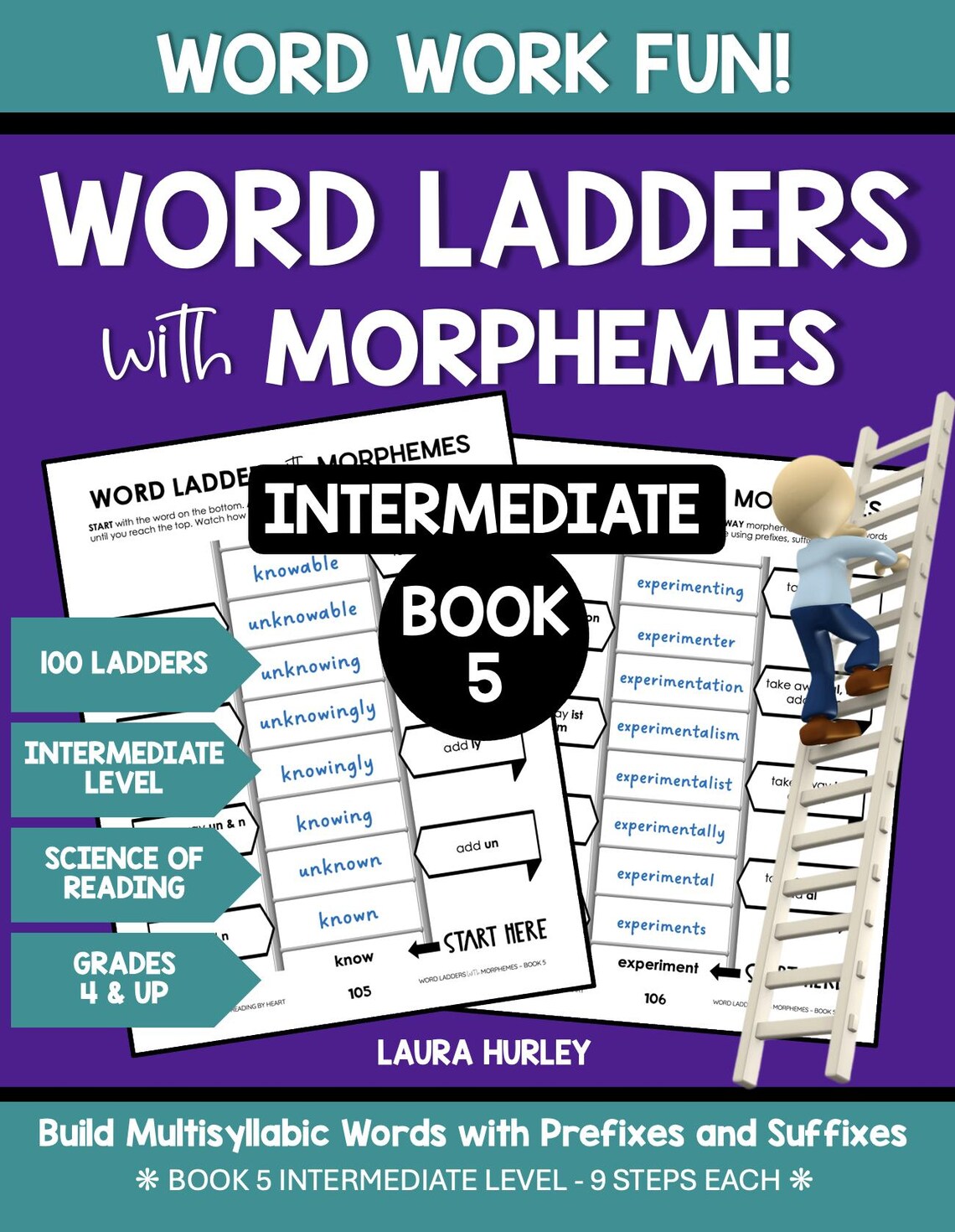 Word Ladders with Morphemes Intermediate Book 5