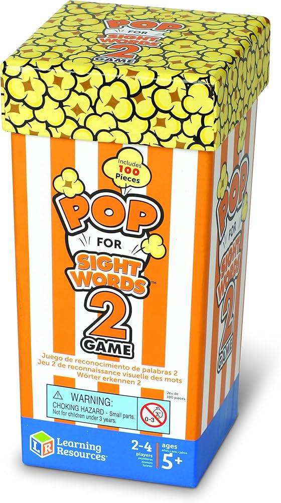 Pop for Sight Words 2 Game