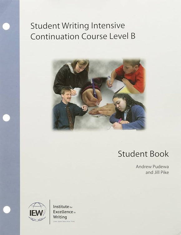 Student Writing Intensive Continuation Course Level B Student Book