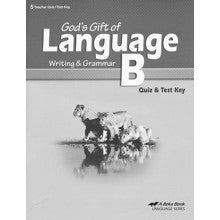 Language B Quiz and Test Key