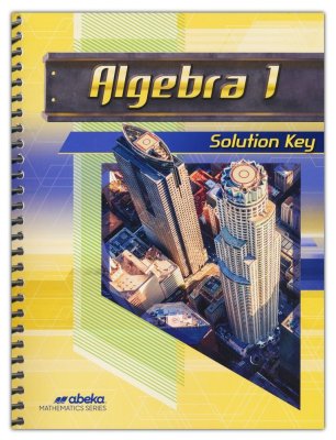 Algebra 1 Solution Key