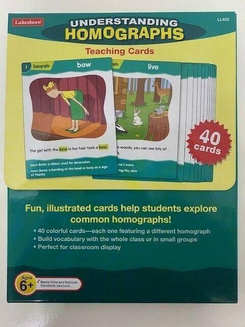 Understanding Homographs Teaching Cards