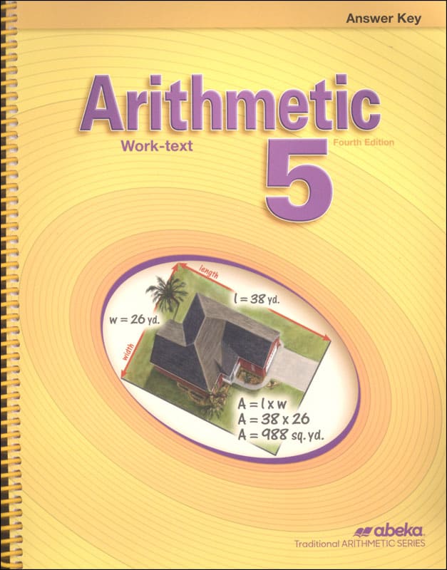 Arithmetic 5 Work-Text Answer Key