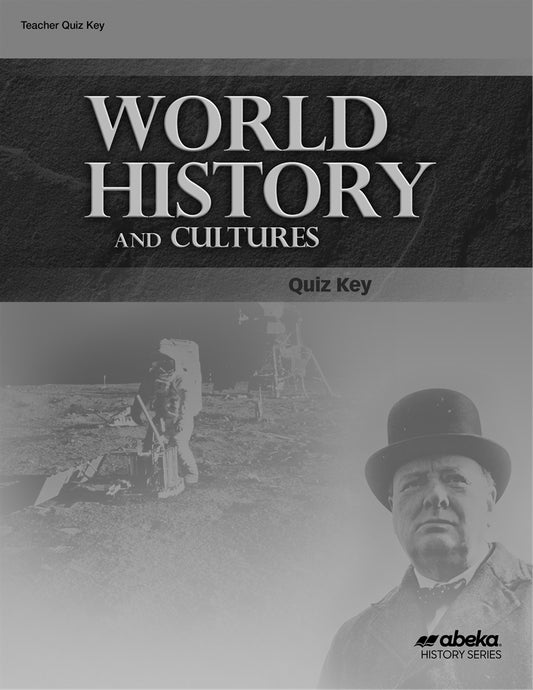 World History and Cultures Quiz Key