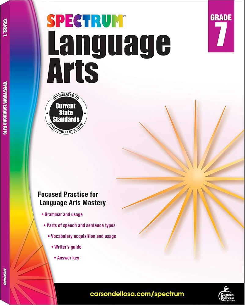 Spectrum Language Arts Grade 7