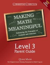 Making Math Meaningful Level 3 Parent Guide