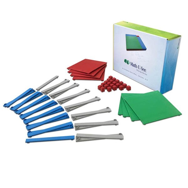 Math U See Algebra/Decimal Insert Kit