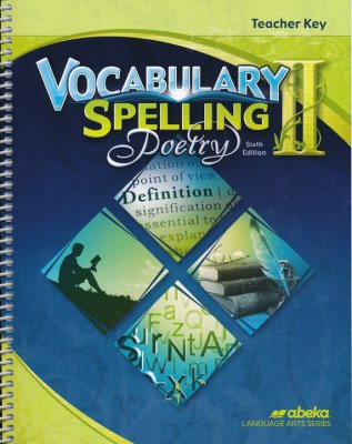 Vocabulary Spelling Poetry II Teacher Key