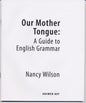 Our Mother Tongue: A Guide to English Grammar Answer Key