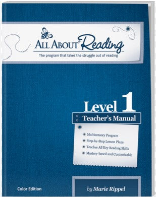 All About Reading Level 1 Teacher's Manual Color Edition