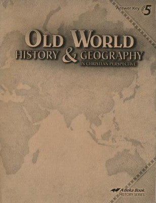 Old World Answer Key