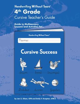 Handwriting Without Tears 4th Grade Cursive Teacher's Guide