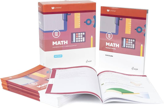 LifePac Math 3 Box Set