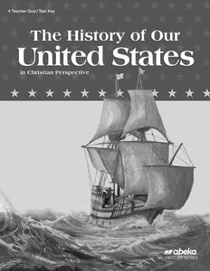 The History of Our United States Teacher Quiz/Test Key