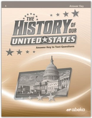 The History of our United States Answer Key