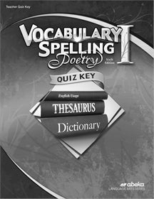 Spelling/Vocabulary/Poetry I Quiz Key