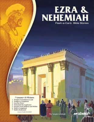Abeka Ezra & nehemiah Flash-a-Card Bible Stories