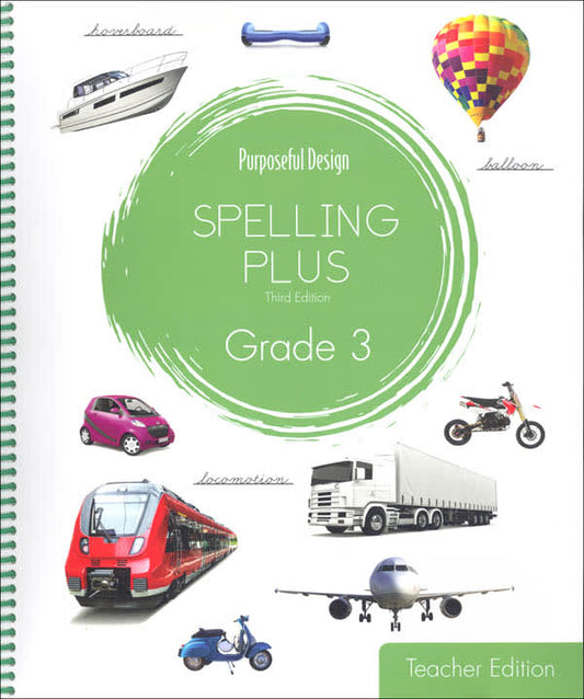 Purposeful Design Speling Plus Third Edition Grade 3 Teacher Edition