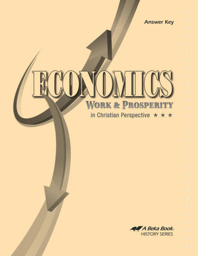 Economics Work & Prosperity Answer Key