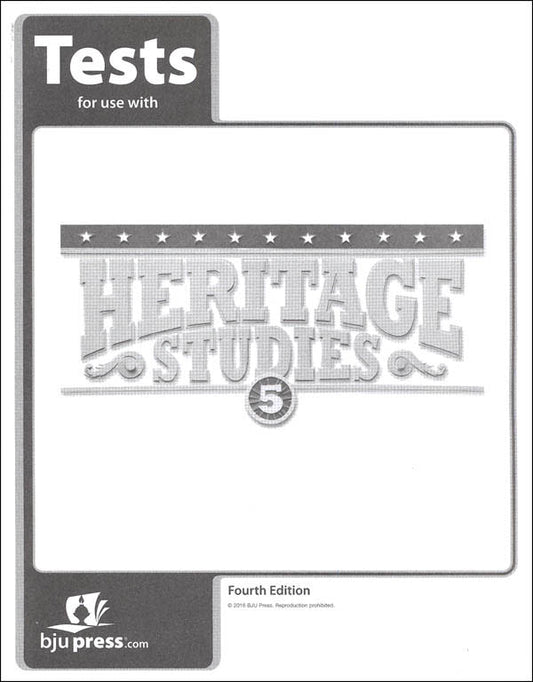 Heritage Studies 5 Tests Fourth Edition