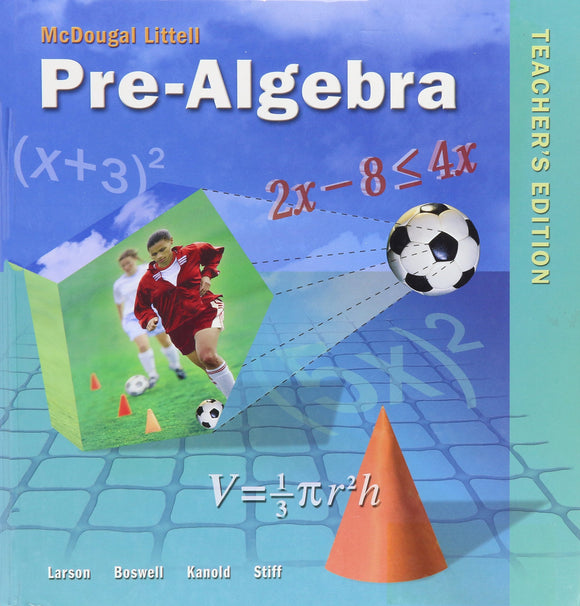 McDougal-Littell Pre-Algebra Teacher's Edition