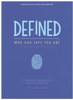 Defined: Who God Says You Are Older Kids Activity Book